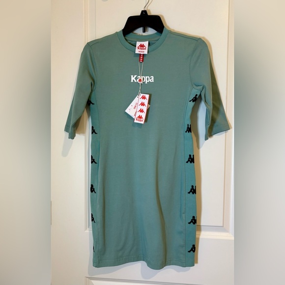 Kappa Sage Green Tee with White Logo size M NWT - Picture 1 of 7